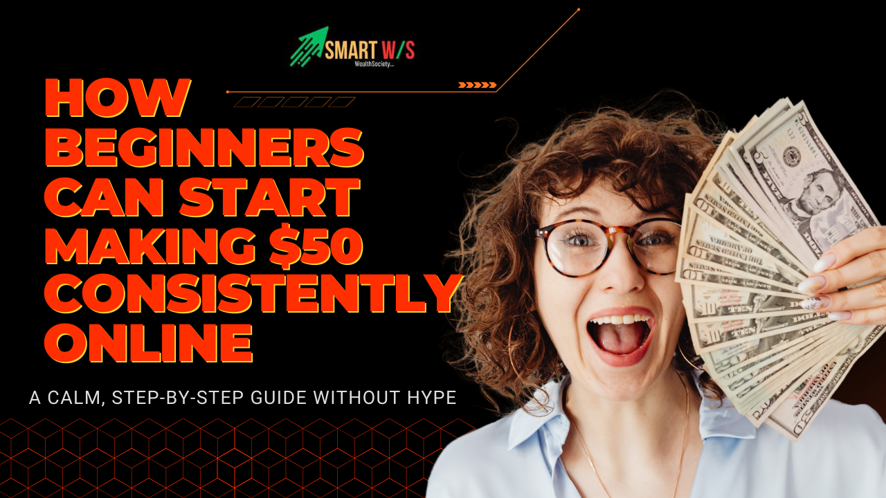 How Beginners Can Start Making $50 Consistently Online