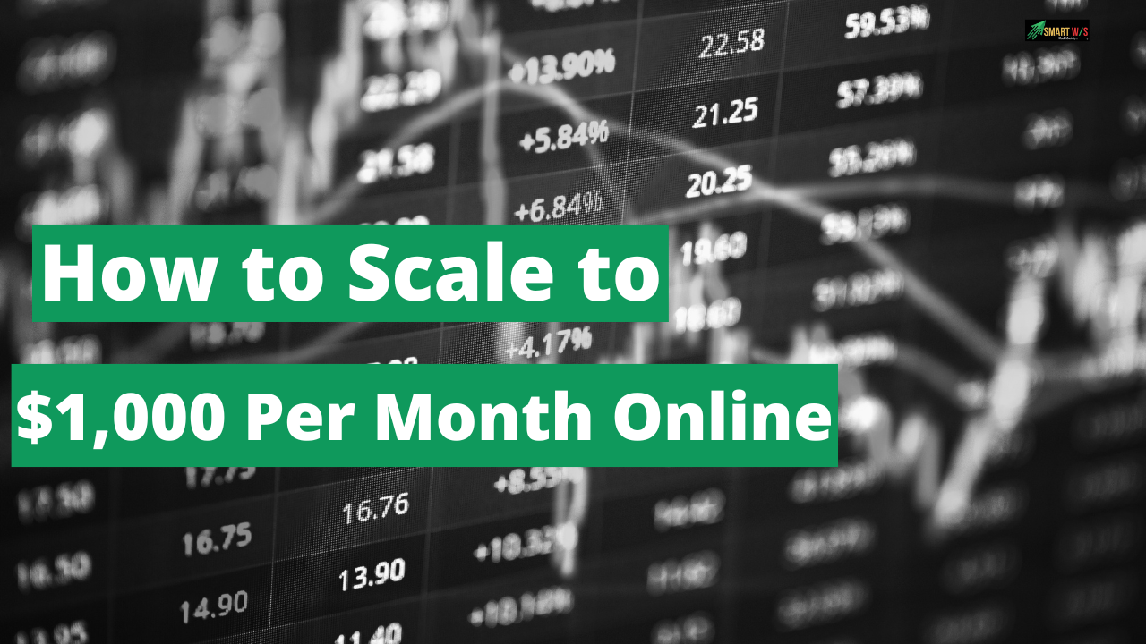 How to Scale to $1,000 Per Month Online